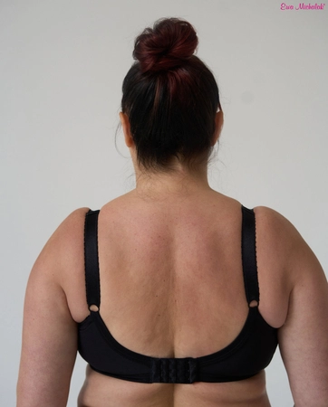 Biustonosz półmiękki granatowy z beżem FB-PL Mystery