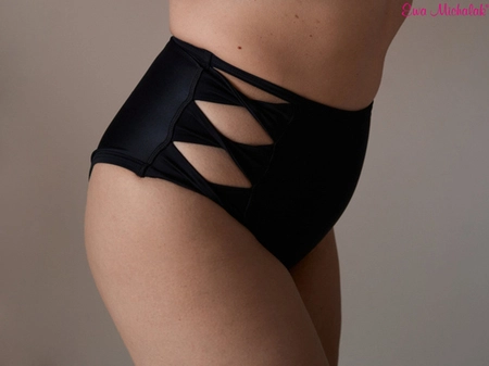 High Bikini Briefs Przekręt Czarna Mamba