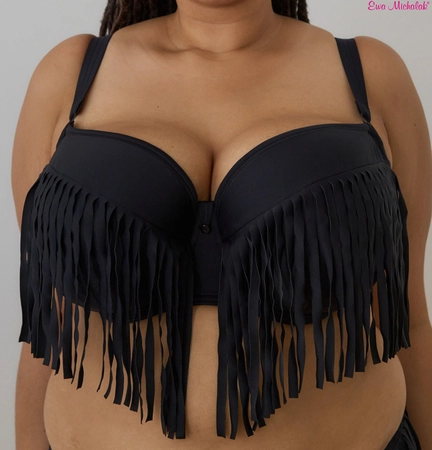 Biustonosz Piankowy czarny PL Biustonosz do kostiumu Samba