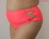 High Bikini Briefs Przekręt to Wściekły Koral Swimsuit