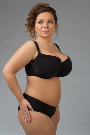 Biustonosz piankowy czarny S Diament Multiway