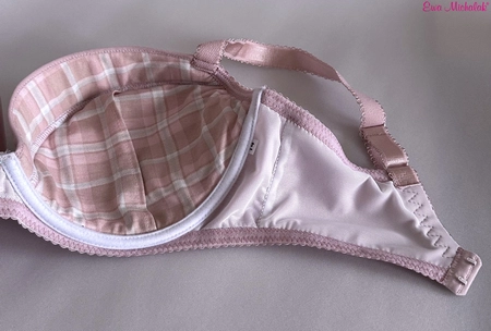 Bra padded powder pink PLP Brzask