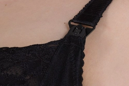 Biustonosz półmiękki czarny KM-FB Becky