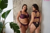 Bra soft plum BM Kołnierzyk