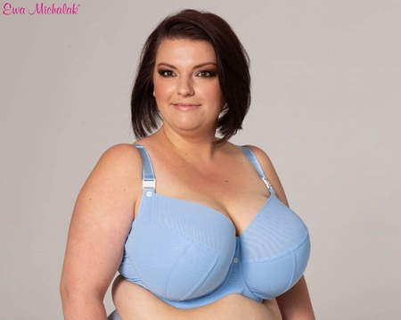 Biustonosz półmiękki niebieski FB Błękitek