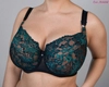 Bra soft black with green BML Hella