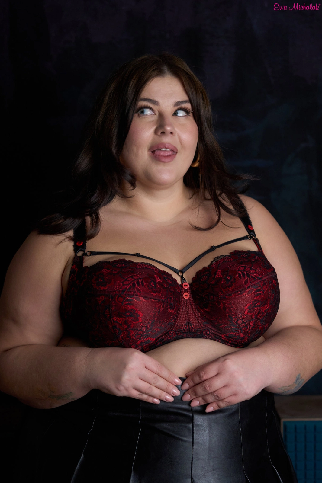 Bra soft black and red BM Miej dzień