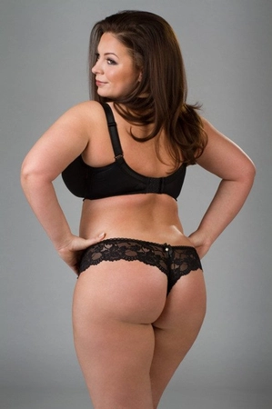 Thong Bibi czarny Tulipan