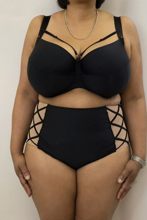 Bra semi-soft black FB Bra for Swimsiut Czarna Mamba