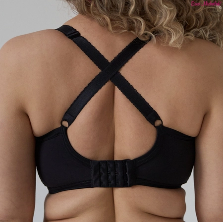 Bra soft navy blue on beige PLM Mystery