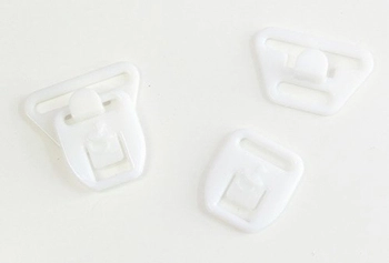 Zapięcia do karmników - białe