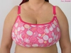 Top without underwires pink Cotton Sleeping Top FB Owocycki