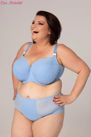 Biustonosz półmiękki niebieski FB Błękitek