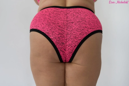 BAWEŁNIANE Wysokie Majtki Niezły Melanż