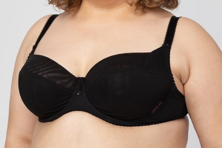 Bra semi-soft black SF Czarny Mat