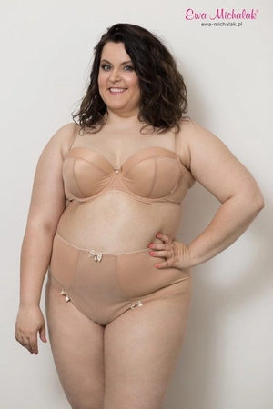 Biustonosz piankowy orzechowy S Pralinowy