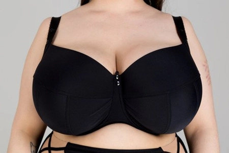 Bra semi-soft black FB Bra for Swimsiut Czarna Mamba