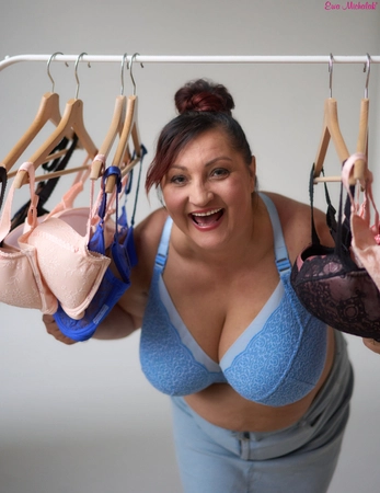 Bra semi-soft blue FB-PL DeMon