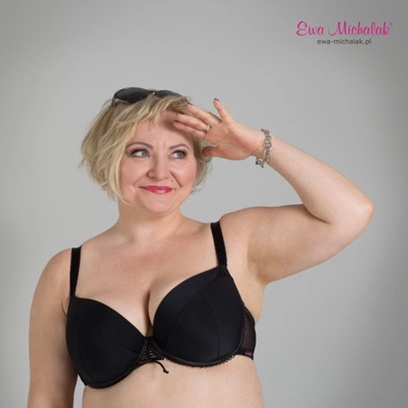 Biustonosz piankowy czarny PL Biustonosz do Kostiumu Czarna Mamba 