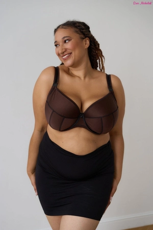 Bra semi-soft brown FB-PL Brown Dark