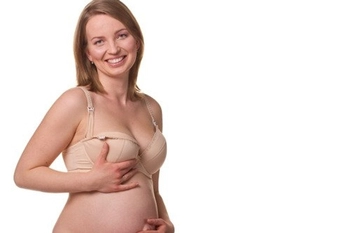 Biustonosz piankowy cielisty KM-PL Karmnik Biszkopty