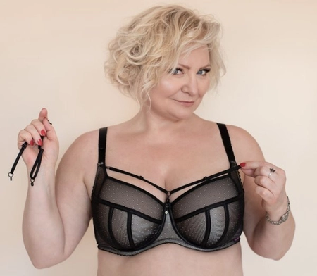 Bra semi-soft black SF Luna