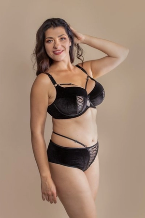 Biustonosz połusztywniany czarny SF ParisParis