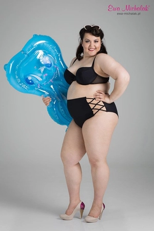 Bra padded black PL Bra for Swimsiut Czarna Mamba