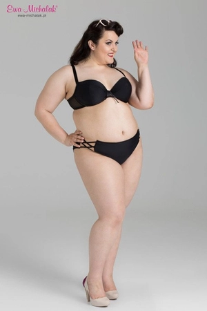 Biustonosz piankowy czarny PL Biustonosz do Kostiumu Czarna Mamba