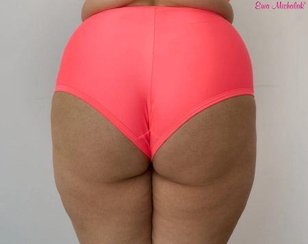 High Bikini Briefs Przekręt to Wściekły Koral Swimsuit