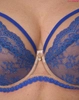 Bra soft cornflower with beige BM Modrak
