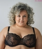 Bra soft black with beige BML Bella