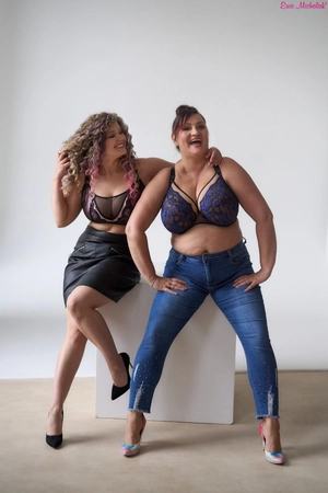 Top without underwire black with pink Top Rosa Bella