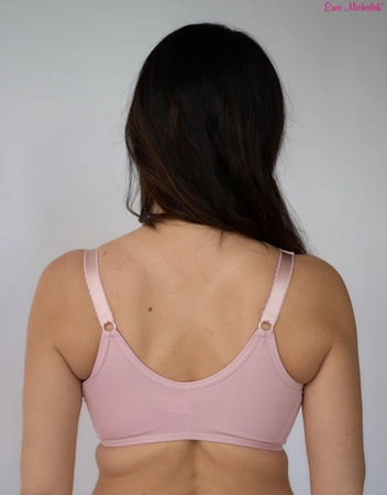 Powder pink underwired top fastened at the front Top FB Kliklak Pink