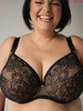 Bra semi-soft black with beige FB-PL Bella