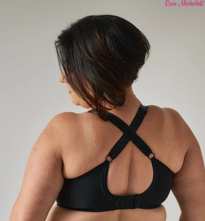 Biustonosz półmiękki czarny z beżem FB-PL Bella