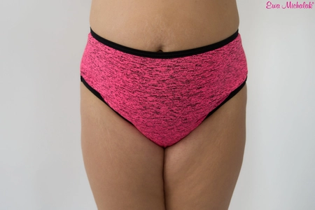 BAWEŁNIANE Wysokie Majtki Niezły Melanż