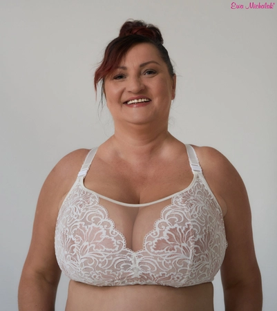 Top bez fiszbin ecru Top FB Antonina