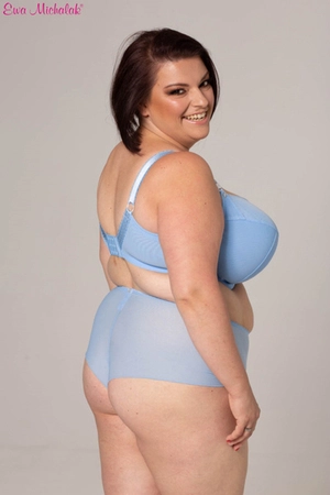 Biustonosz półmiękki niebieski FB Błękitek