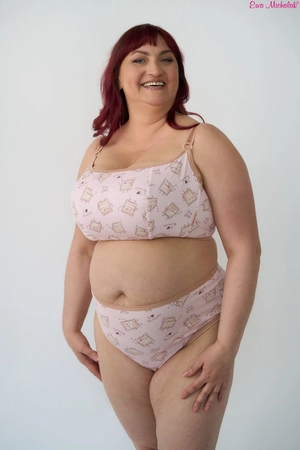 Top without underwires beige Top FB Cotton Sleeping Ciacho