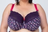 Bra semi-soft purple multicolor FB Marilyn M.