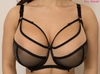 Bra soft black with cappuccino SMN W Sieci