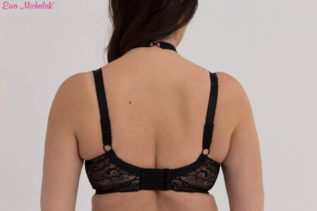 Biustonosz półusztywniany czarny SF Lara