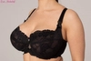 Bra soft black KM-BM Koronkowy Tulipan