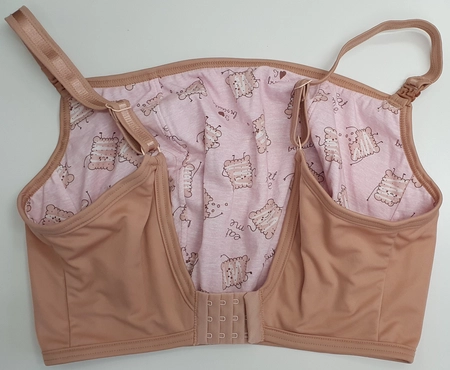 Top without underwire beige Top FB Prototype No. 84