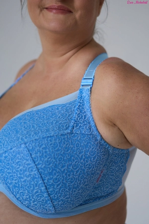 Bra semi-soft blue FB-PL DeMon