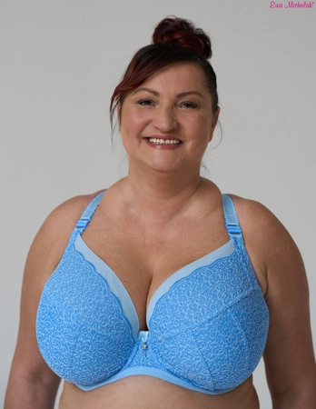 Bra semi-soft blue FB-PL DeMon