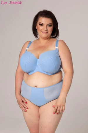 Biustonosz półmiękki niebieski FB Błękitek