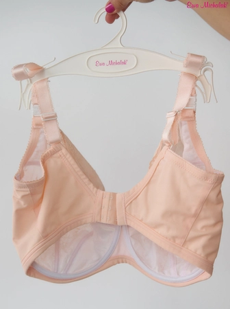 Biustonosz miękki brzoskwiniowy róż BM Prototyp Nr 10