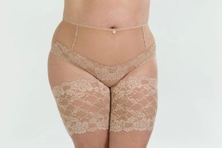 Garters self-supporting Nugat